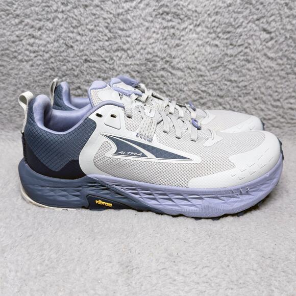 Altra Timp 5 Womens Size 8.5 Trail Running Shoes Gray Blue - Picture 1 of 11